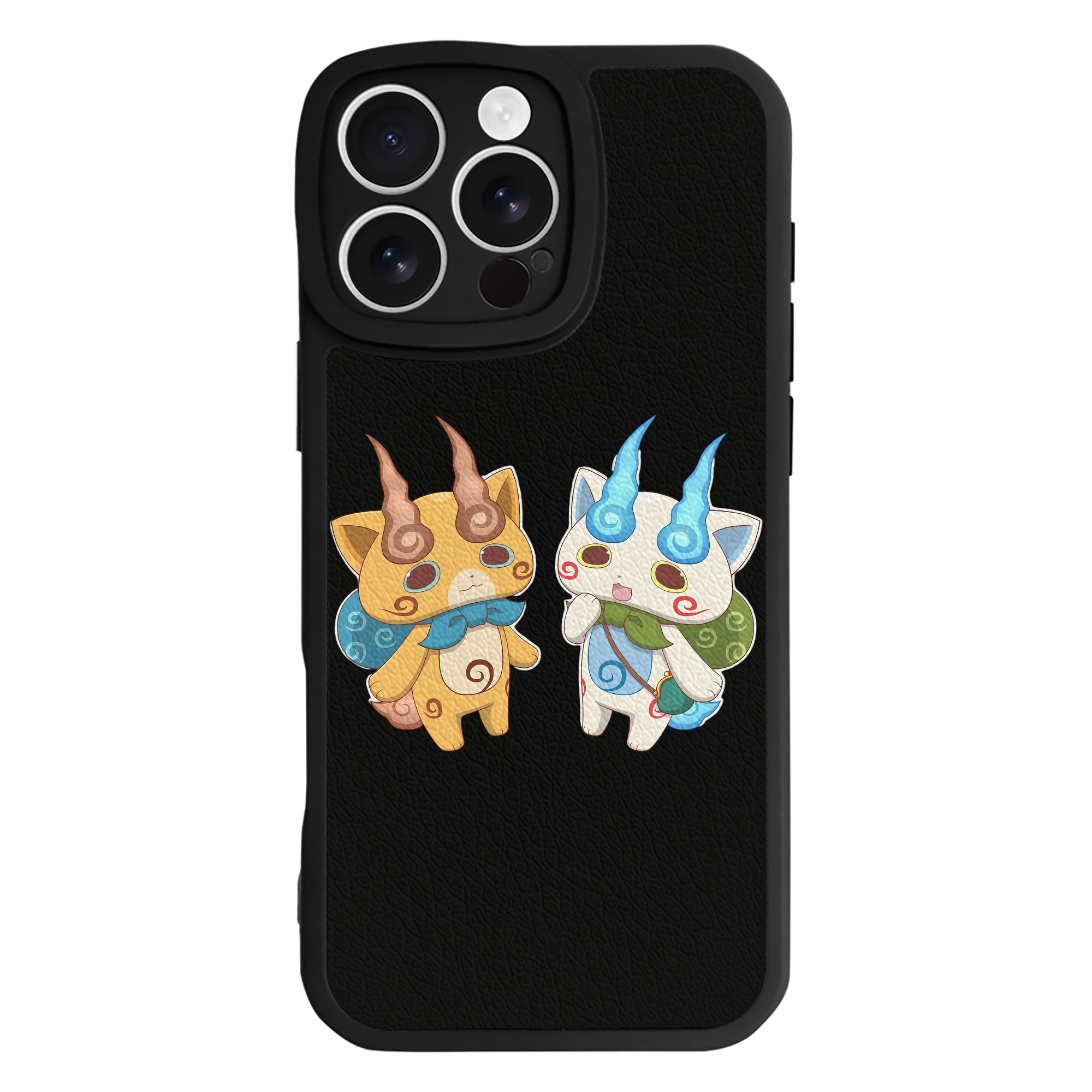 （画像用） 妖怪ウォッチ Yo-kai Watch 【iPhone 16シリーズ対応】シリコンスマホケース（レザー調） 材質：シリコン
